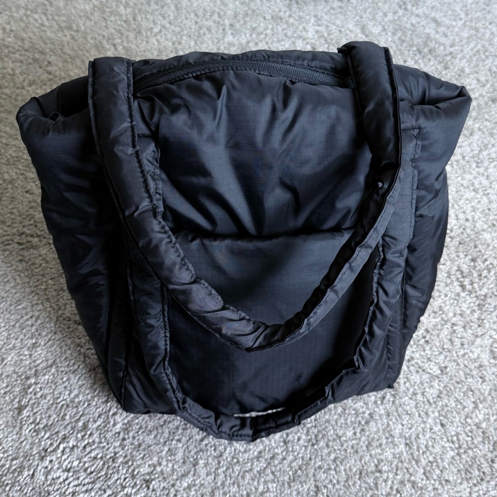BAGGU Black Puffy Tote